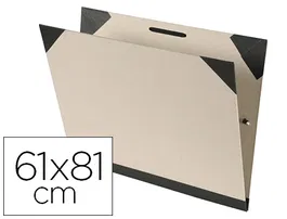 Canson Carpeta Dibujo 61x81 cm Kraft Claro con Gomas