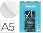 Canson XL Aquarelle Bloc Dibujo Acuarela Grano Fino Din A5 Microperforado Espiral 14,8x21 cm 20 Hojas 300 Gr/m2