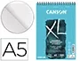 Canson XL Aquarelle Bloc Dibujo Acuarela Grano Fino Din A5 Microperforado Espiral 14,8x21 cm 20 Hojas 300 Gr/m2