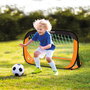 Aktive Sports Set de 2 Porterías de Fútbol Pop-Up 120x80x80 cm