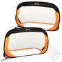Aktive Sports Set de 2 Porterías de Fútbol Pop-Up 120x80x80 cm