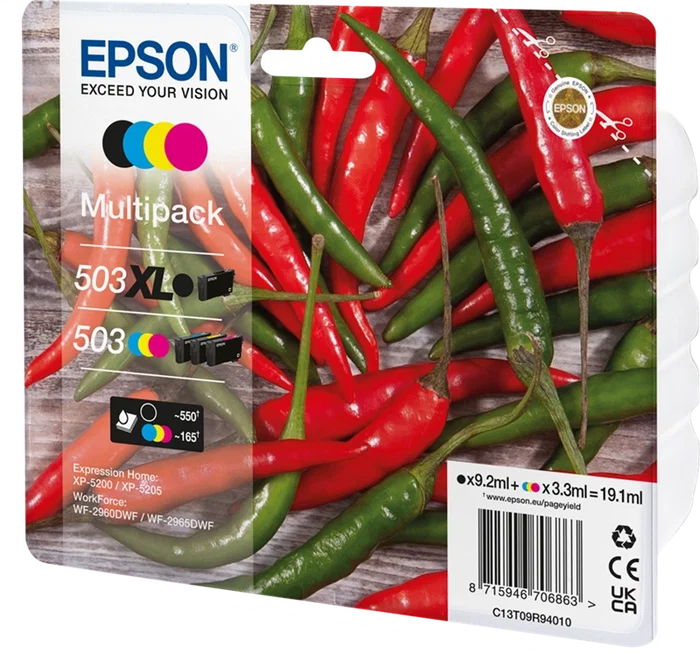 Epson Multipack 503XL Negro y 503 CMY Epson Multipack 503XL Negro y 503 CMY