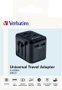 Verbatim UTA-01 Adaptador de Viaje Universal con 2 Puertos USB-A