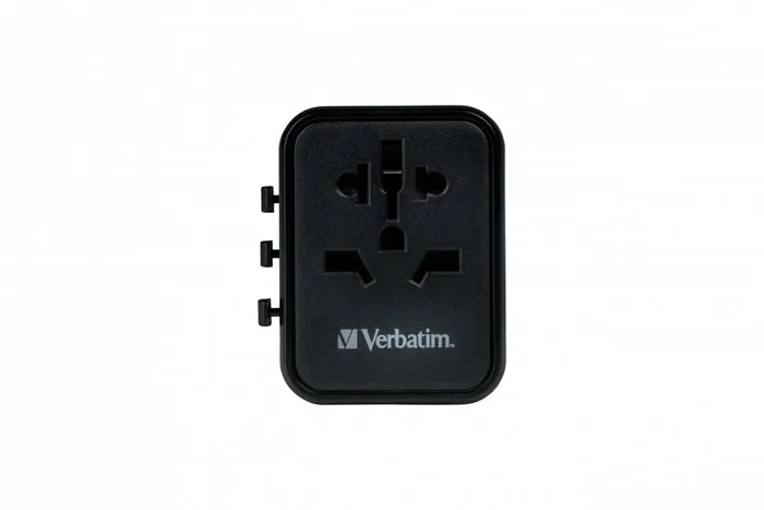 Verbatim UTA-02 Adaptador de Viaje Universal Negro 20W USB-C y USB-A Verbatim UTA-02 Adaptador de Viaje Universal Negro 20W USB-C y USB-A