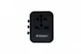 Verbatim UTA-02 Adaptador de Viaje Universal Negro 20W USB-C y USB-A
