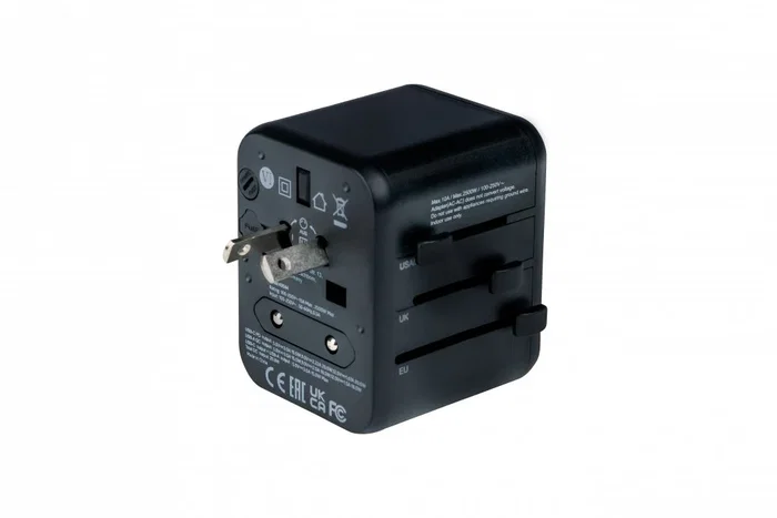 Verbatim UTA-02 Adaptador de Viaje Universal Negro 20W USB-C y USB-A Verbatim UTA-02 Adaptador de Viaje Universal Negro 20W USB-C y USB-A