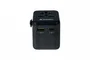Verbatim UTA-02 Adaptador de Viaje Universal Negro 20W USB-C y USB-A