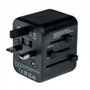 Verbatim UTA-02 Adaptador Universal de Viaje con USB-C 20W y USB-A 18W