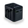 Verbatim UTA-02 Adaptador Universal de Viaje con USB-C 20W y USB-A 18W