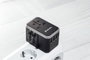 Verbatim UTA-04 Adaptador de Viaje Universal 61W con 2x USB-C y 3x USB-A