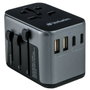 Verbatim UTA-04 Adaptador de Viaje Universal 61W con 2x USB-C y 3x USB-A