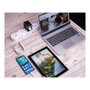 Verbatim UTA-04 Adaptador de Viaje Universal 61W con 2x USB-C y 3x USB-A