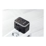 Verbatim UTA-04 Adaptador de Viaje Universal 61W con 2x USB-C y 3x USB-A