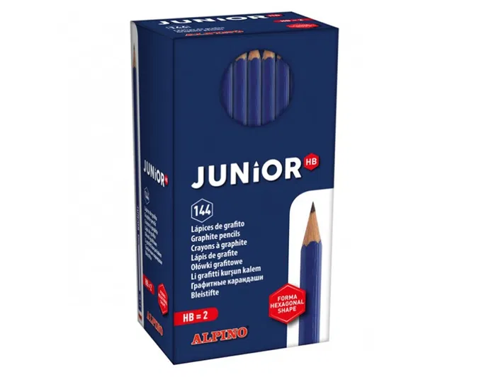 Alpino Lápices de Grafito Junior HB Caja 144 Unidades