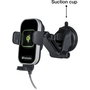 Verbatim FWC-02 Cargador Inalámbrico Rápido Qi 15W para Coche en Negro