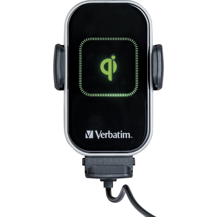 Verbatim FWC-02 Cargador Inalámbrico Rápido Qi 15W para Coche en Negro