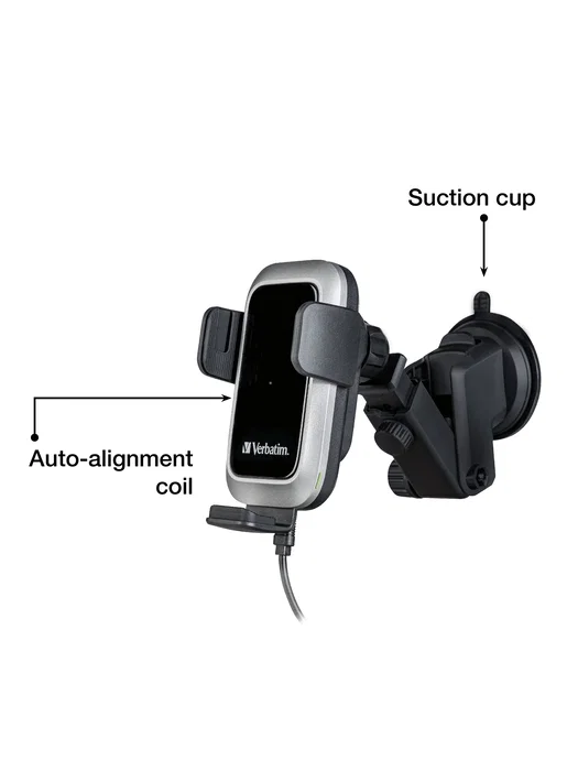 Verbatim FWC-03 Pro Qi Cargador Inalámbrico para Coche