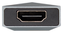 Aisens Dock USB-C 4 en 1 con HDMI 4K, 2x USB y PD 100W, Gris