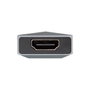 Aisens Dock USB-C 4 en 1 con HDMI 4K, 2x USB y PD 100W, Gris