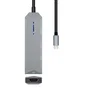 Aisens USB-C Dock 4 en 1 ASUC-4P002-GR Gris
