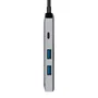 Aisens USB-C Dock 4 en 1 ASUC-4P002-GR Gris