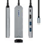 Aisens Docking Station 5 en 1 USB-C Gris ASUC-5P003-GR