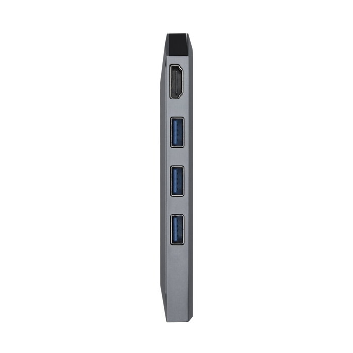 Aisens Docking Station 8 en 1 USB-C, HDMI 4K, RJ45, 3xUSB, PD 100W, SD/MicroSD, Gris Aisens Docking Station 8 en 1 USB-C, HDMI 4K, RJ45, 3xUSB, PD 100W, SD/MicroSD, Gris