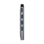 Aisens Docking Station 8 en 1 USB-C, HDMI 4K, RJ45, 3xUSB, PD 100W, SD/MicroSD, Gris