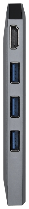Aisens Docking Station 8 en 1 USB-C, HDMI 4K, RJ45, 3xUSB, PD 100W, SD/MicroSD, Gris Aisens Docking Station 8 en 1 USB-C, HDMI 4K, RJ45, 3xUSB, PD 100W, SD/MicroSD, Gris