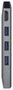 Aisens Docking Station 8 en 1 USB-C, HDMI 4K, RJ45, 3xUSB, PD 100W, SD/MicroSD, Gris