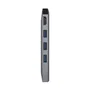 Aisens USB-C Dock 8 en 1 con HDMI 4K, RJ45, 3xUSB y PD 100W, Gris