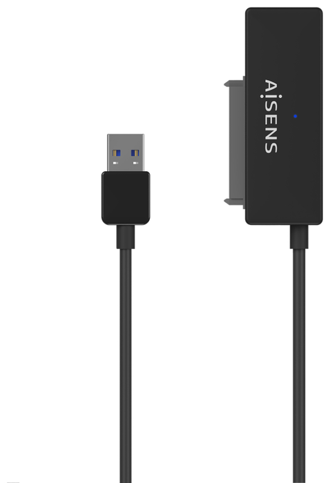 Aisens Adaptador ASE-35A01B SATA a USB-A para Discos Duros 2.5 y 3.5 con Alimentador