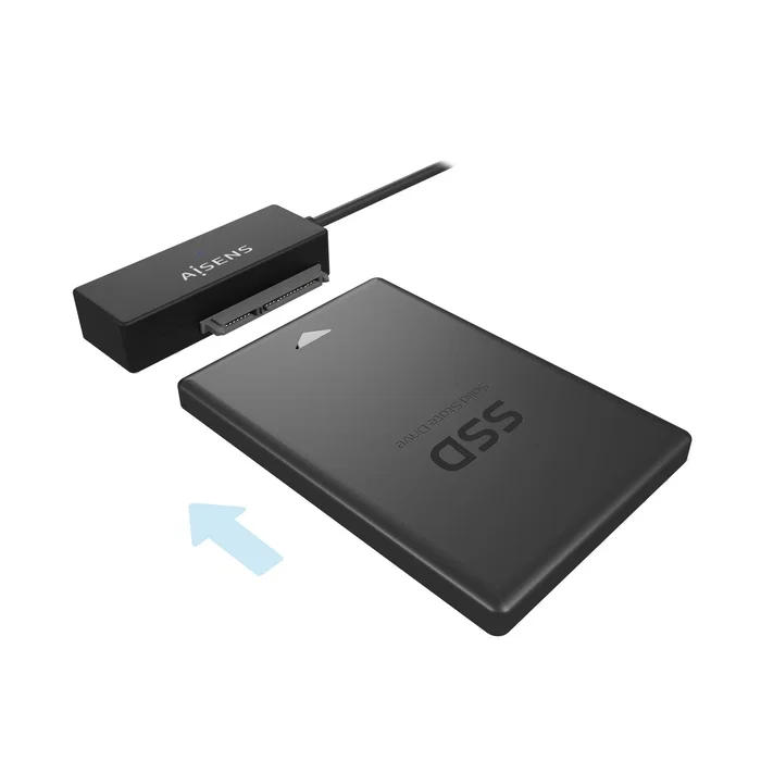 Aisens Adaptador SATA a USB-A para discos duros 2.5 y 3.5 con alimentador ASE-35A01B Aisens Adaptador SATA a USB-A para discos duros 2.5 y 3.5 con alimentador ASE-35A01B