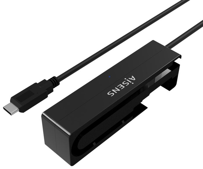 Aisens Adaptador ASE-35C02B SATA a USB-C para Discos Duros 2.5 y 3.5 con Alimentador, Negro Aisens Adaptador ASE-35C02B SATA a USB-C para Discos Duros 2.5 y 3.5 con Alimentador, Negro