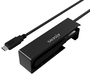 Aisens Adaptador ASE-35C02B SATA a USB-C para Discos Duros 2.5 y 3.5 con Alimentador, Negro