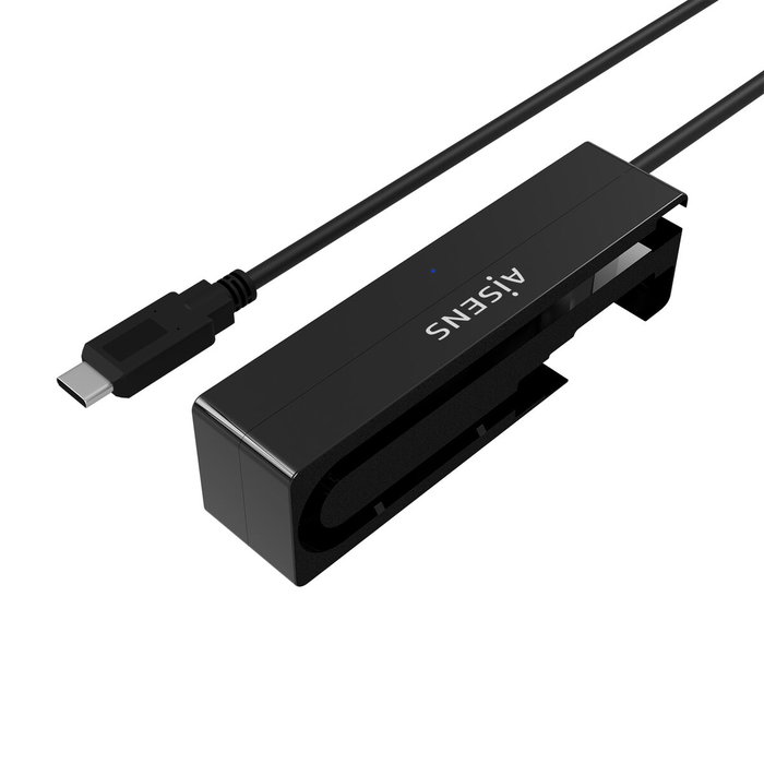 Aisens Adaptador ASE-35C02B SATA a USB-C para Discos Duros 2.5 y 3.5 con Alimentador, Negro Aisens Adaptador ASE-35C02B SATA a USB-C para Discos Duros 2.5 y 3.5 con Alimentador, Negro