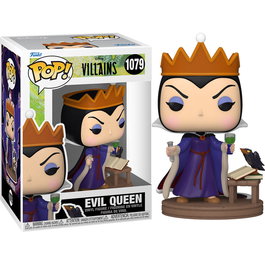 Funko Figura POP Disney Villains Queen Grimhilde de Vinilo 9cm Coleccionable en Caja Regalo