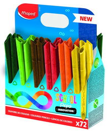 Lapices De Colores Maped Infinity School Pack De 72