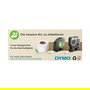 Dymo D1 Etiquetas S0720580 para LabelManager y LabelWriter 450 DUO, Negro sobre Amarillo, Autoadhesivas de Poliéster, 12 mm x 7 m, Resistente a Agua y UV