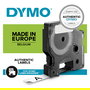 Dymo D1 Etiquetas S0720580 para LabelManager y LabelWriter 450 DUO, Negro sobre Amarillo, Autoadhesivas de Poliéster, 12 mm x 7 m, Resistente a Agua y UV