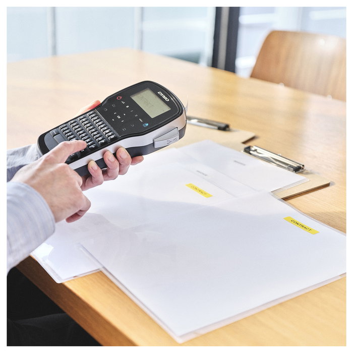 Dymo D1 S0720580 - Etiquetas Autoadhesivas para LabelManager y LabelWriter 450 DUO - Negro sobre Amarillo - 12 mm x 7 m - Poliéster Dymo D1 S0720580 - Etiquetas Autoadhesivas para LabelManager y LabelWriter 450 DUO - Negro sobre Amarillo - 12 mm x 7 m - Poliéster