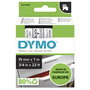 Dymo D1 Etiquetas Autoadhesivas 19 mm x 7 m - Negro sobre Transparente - S0720820