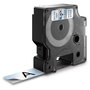 Dymo D1 Etiquetas Autoadhesivas 19 mm x 7 m - Negro sobre Transparente - S0720820