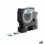 Dymo D1 Etiquetas Autoadhesivas 19 mm x 7 m Negro sobre Transparente S0720820