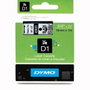Dymo D1 Etiquetas Autoadhesivas 19 mm x 7 m Negro sobre Transparente S0720820