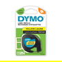 Dymo S0721620 Etiquetas LabelWriter LetraTag 12 mm x 4 m Negro sobre Amarillo