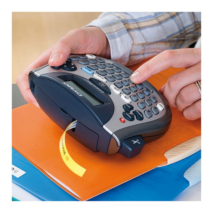 Dymo S0721620 Etiquetas LabelWriter LetraTag 12 mm x 4 m Negro sobre Amarillo