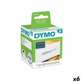 Dymo LabelWriter Etiketten 28 x 89 mm Negro sobre Blanco