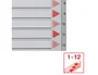 Esselte Separador Numerico 1-12 Cartulina Folio Juego de 12 Separadores Multitaladro