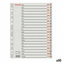 Esselte Separadores Alfabéticos de Plástico A-Z DIN A4 con Carátula